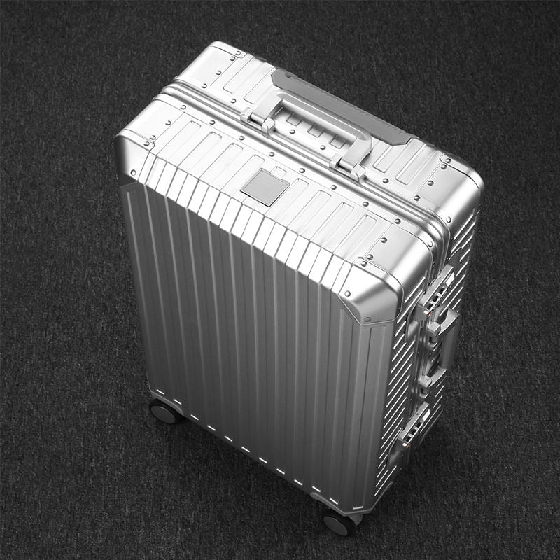 STRIA Argent Valise Aluminium vue aérienne